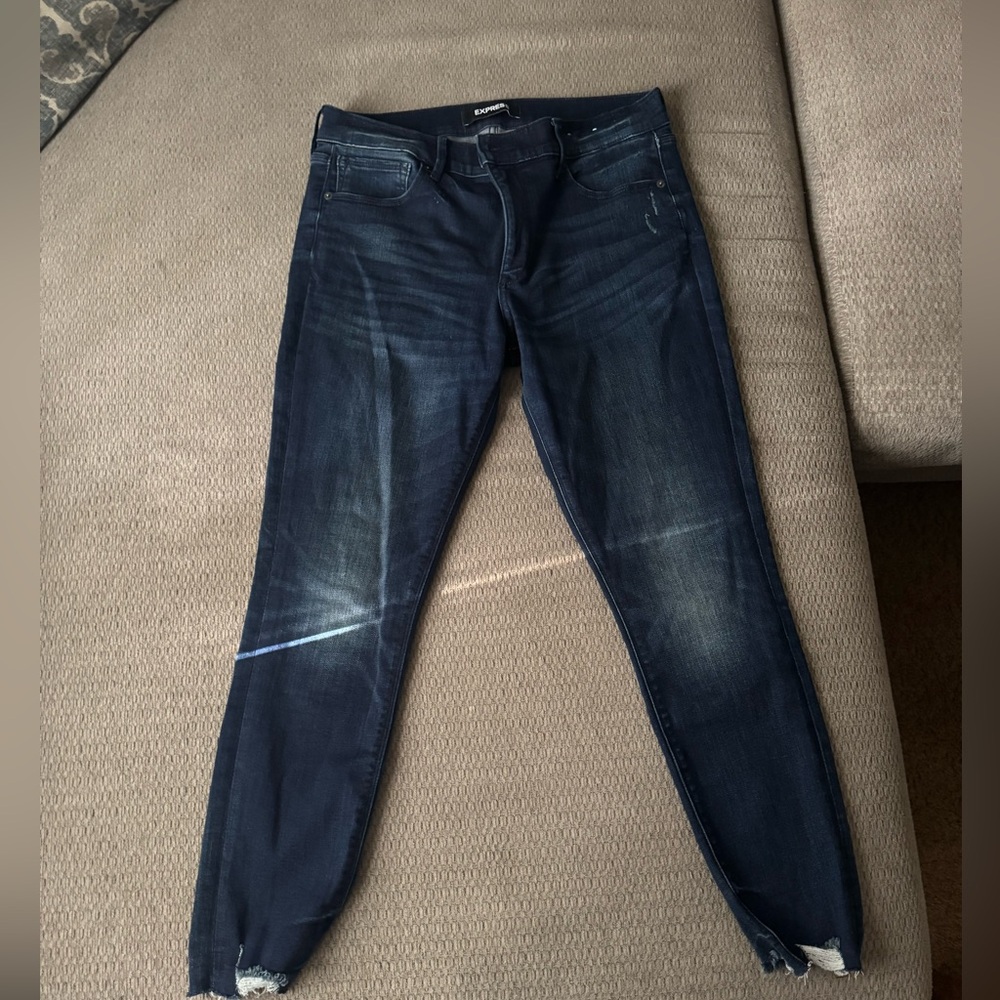 Express jeans ankle legging mid rise size 12 regular